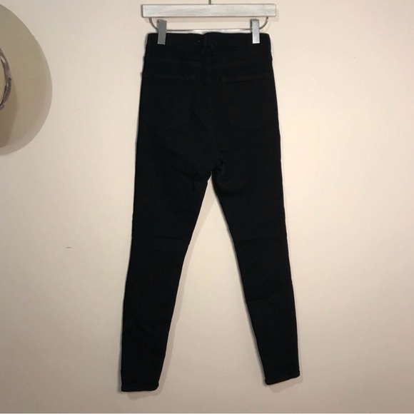 Good American Black Good Waist Skinny Jeans - Picture 3 of 5